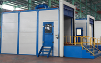 Salle de sablage professionnelle pour la préparation des surfaces dans l'industrie automobile