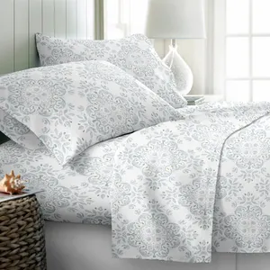 Upgrade Your Bedding Collection with Our New Printed Microfiber Sheet Set Unmatched Quality and Coziness