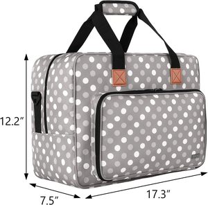 Étui de transport portable gratuit avec plusieurs poches de rangement pour une machine à coudre universelle, sac de rangement - Product Image 2