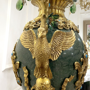 Colour men chai Đèn sàn vải Chụp đèn trang trí hoàng gia Tòa Án hội trường Đèn sàn bài đứng đầu đèn - Product Image 4