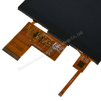 Panel LCD Táctil Capacitivo de 4.3 Pulgadas, Alto Brillo 500-1000cd/m2, IPS TFT, Resolución 480x272, Interfaz RGB-40PIN, Táctil