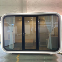 Panneau sandwich en acier préfabriqué, bureau modulaire contemporain, emballage plat, durable, léger, imperméable, écologique, garantie de 2 ans
