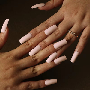 <span class=keywords><strong>Uñas</strong></span> Postizas Francesas de Color Puro al por Mayor, <span class=keywords><strong>Uñas</strong></span> Acrílicas Reutilizables Medianas, <span class=keywords><strong>Uñas</strong></span> Artificiales con Logotipo Personalizado y Marca Privada - Product Image 6