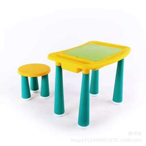 Children's Building Block Table With Interlocking Toy Desk For 4-6 Years Old Kids Study And Educational Play Set - Product Image 5