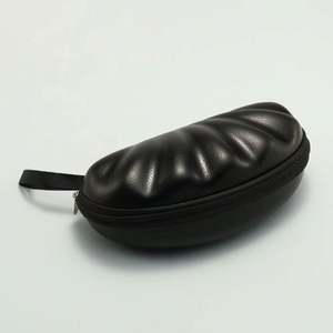 Estuche de Gafas de Sol con Forma de Concha, Bolsa de Almacenamiento de Gafas con Cierre, Estuche de Gafas de Cuero EVA de Gran Tamaño - Product Image 5