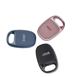 Xách tay mini loa không dây loa vải âm nhạc màu xanh-răng hộp Stereo Bass woofer BT loa với Pin điện - Product Image 1