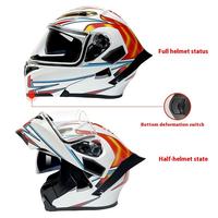 Aileron arrière universel ABS toutes saisons à double lentille pour motards - Accessoires de sécurité personnalisés directement de l'usine