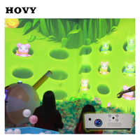 HOVY Jeu de fléchettes interactif immersif professionnel avec projecteur mural pour enfants