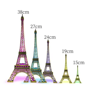 Tour Eiffel clignotante à LED, en 3d, pour la décoration