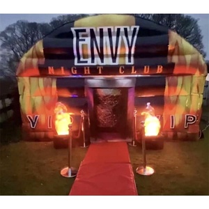 Carpa Inflable Portátil Negra Personalizada para <span class=keywords><strong>Discoteca</strong></span>, Bar, Fiestas, con Iluminación LED, para Bodas y Eventos - Product Image 3