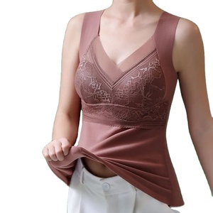 Venta al por mayor caliente señoras ropa interior térmica mujeres Sexy largo cálido chaleco invierno nueva talla grande sin costuras mujeres camisetas sin mangas - Product Image 1
