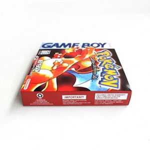 Silver Red Crystal New Design 7 Colors Gold Green Yellow Version Holographic Metallic Foil Finish <b>Game</b> Box for Gbc - Product Image 2