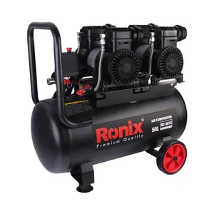 Ronix RC-5013 sessiz hava kompresörü 50L profesyonel taşınabilir 200L/dak araç kompresörü Mini hava kompresör pompası makinesi