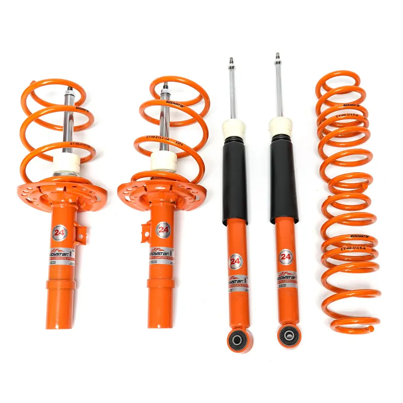 EDDYSTAR 24 niveles de amortiguación ajustable conjunto de amortiguadores cómodo Kit de suspensión Soilover para Honda Civic FC1