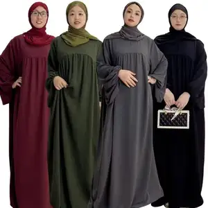 Guter Preis von Mikro faser Ramadan Loose Abaya für muslimische Frauen afrikanische Kleidung