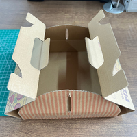 Boîte à pizza 12 pouces, taille standard, carton ondulé, résistant à la graisse, surface imprimable pour la pâtisserie à domicile et les restaurants