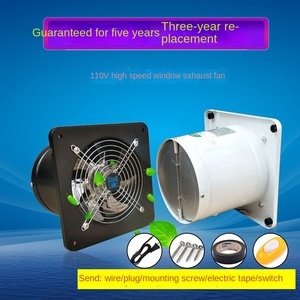 Ev kullanımı için elektrik 110v egzoz fanı paslanmaz çelik bıçaklar 4-12 inç pencere vantilatör ile ODM desteklenen - Product Image 5