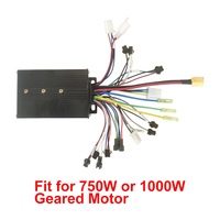 Kit de Conversion Moteur de Vélo Électrique et Trottinette 36V 48V 52V 26A 500W 750W 1000W avec Contrôleur et Capteur Hall