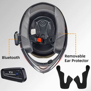 Casques de moto intégraux modulables pour adultes avec Bluetooth pour hommes Fabricant de casques de moto - Product Image 3