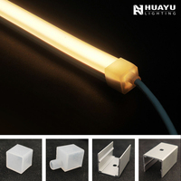 1515 Tira de LED de Silicona de Curvatura Superior con Emisión Frontal, Voltaje Constante, Impermeable para Proyectos de Iluminación Arquitectónica y de Contornos de Edificios