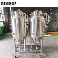 Système de brassage électrique chauffé Nano Brewery Micro Brewery 100L Mini Home Use Fermenting Homebrew Equipment
