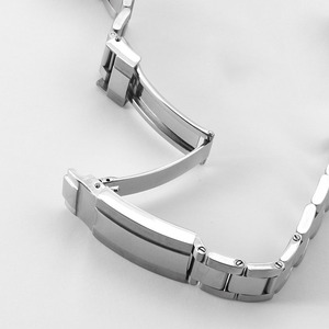 Bracelet de montre en acier inoxydable massif haut de gamme 20mm 21mm maillons à vis réglables fermoir jubilé pour montres de plongée RLX - Product Image 5