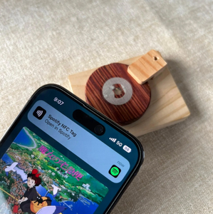 Album musical NFC avec puce NTAG213 13,56 MHz, mini CD en PVC, fonction Tap-to-Play, carte de visite musicale, fonctions de paiement, aimant de réfrigérateur - Product Image 3