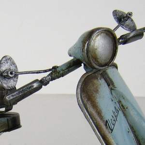 1957 rosso 150 ACMA metallo decorazione per la casa modello di moto in scala 1:12 pezzo per la decorazione della casa nordica - Product Image 3