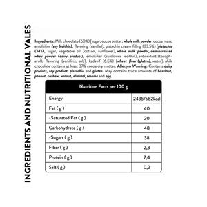 Galleta Viral <span class=keywords><strong>de</strong></span> Chocolate con <span class=keywords><strong>Pistacho</strong></span> <span class=keywords><strong>de</strong></span> Dubái, Kataifi Kunafa Relleno, Suave, Horneado, Certificado Halal, OEM, Marca Privada, Venta al por Mayor - Product Image 6