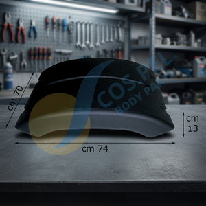 COS.PEL. ใหม่ บังโคลนหน้าวัสดุ PP+EPDM รุ่น RH-LH ไม่มีตัวปรับแรงดึง สีดำ ความยาว 74 ซม. รุ่น 201.14952 - Product Image 2