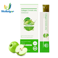 Gelée de Garcinia Cambogia à soutien cutané avancé, aux graines de Chia et au Collagène, en bâtonnets, directement de l'usine, Coleology Cutting Jelly, 10 jours