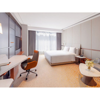 Projet d'hôtel sur mesure luxe moderne MDF meubles de chambre à coucher simples hôtel chambre très grand mobilier de chambre à coucher
