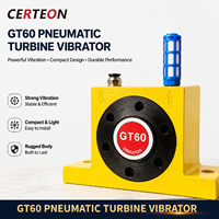 GT60 Serie pneumatischer Turbinenvibrator für Industrie Trichter Silo Materialfluss gegen Verstopfung Luftvibrator