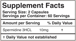 Healthcare <strong>Natural</strong> Spermidine <strong>Supplement</strong> Capsules Supports <strong>Healthy</strong> Customize and Wholesale Spermidine Capsules - Product Image 3