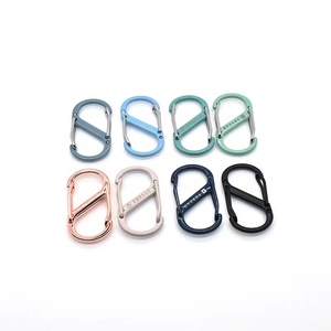 Outdoor Klimmen Karabijnhaak 8 Knop Mini Haak S Type Gesp Haak Lente Opknoping Multifunctionele Sleutelhangers Carabiners