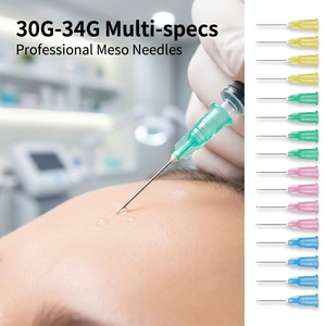 <span class=keywords><strong>Agujas</strong></span> de <span class=keywords><strong>Mesoterapia</strong></span> <span class=keywords><strong>30g</strong></span> 32g 34g 1.5mm 2.5mm 4mm 6mm 13mm 25mm Herramienta de Belleza Microagujas Hipodérmicas - Product Image 4