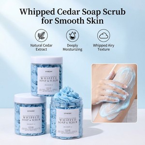 Exfoliante Corporal de Jabón Batido al por Mayor, Exfoliante Corporal Orgánico a Base de Plantas, Limpieza Profunda, Suavizante de Piel, Brillo Radiante - Product Image 1