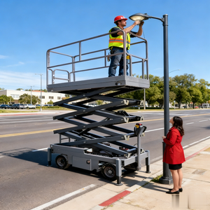 Plataforma Elevadora Móvil Eléctrica de Tijera Oficial de 10m, Modelo 1008HD, con Motor Hidráulico, en Venta - Product Image 1