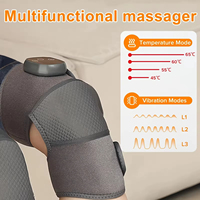 LJ Factory LOGO Maßgefertigte Elektrische Heiz-Knieschoner Multifunktions-Massage Vibrierender Kniemassager Wärme-Massage zur Knieentspannung