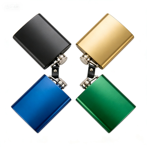 Vente en gros de flacons à whisky en acier inoxydable personnalisés de 6 oz pour le camping en plein air, la randonnée, avec logo personnalisé - Product Image 3