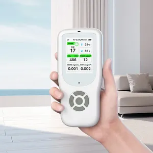 Chuyên nghiệp cầm tay 9-in-1 chất lượng không khí Detector PM2.5 CO2 formaldehyde phát hiện ndir cảm biến IP67 đánh giá nhiệt độ độ ẩm - Product Image 2