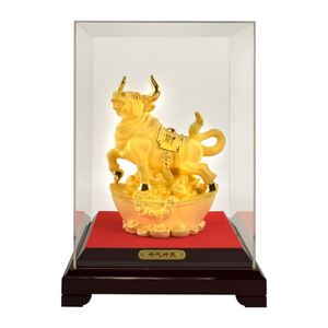 Tùy Chỉnh Sang Trọng Kim Loại Nghệ Thuật Bức Tượng Vàng Động Vật Quà Tặng Cho Trang Trí Nội Thất Của Phong Thủy Bức Tượng Vàng Tinh Khiết 24K Thiên Chúa Sự Giàu Có - Product Image 2