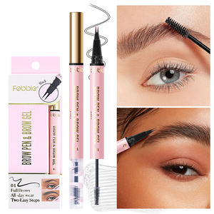 2025 Popular OEM/ODM personalizado al por mayor multifuncional sin manchas impermeable sudor ceja cepillo ceja lápiz - Product Image 2