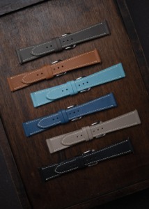 Meilleur choix bracelet de montre vintage fait à la main rapide bracelet en cuir de veau mince 18-22mm avec design de mode à dégagement rapide du Vietnam - Product Image 6