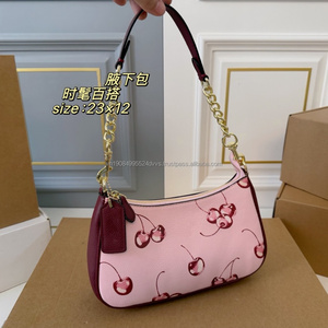 Bolso de Mano Teri de Cuero de Diseño Vintage de Alta Calidad, Estilo Cherry New York, para Mujer, Bolsos de Lujo - Product Image 2