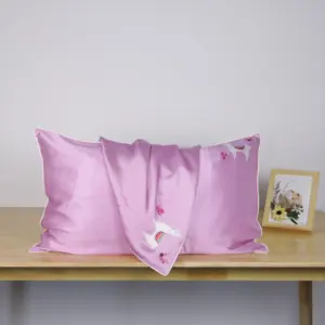 100% silk 19mm pillowcase envelope 100% mulberry silk pillowcase set 30 mm red silk pillowcase