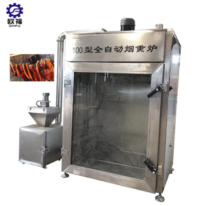 Four de fumage industriel commercial pour poisson, saucisses, <span class=keywords><strong>jambon</strong></span> et viande, avec moteur intégré - Product Image 1