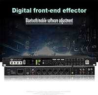 GAX K500 Processeur audio DSP professionnel Anti-retour Effet double Préamplificateur numérique avec réverbération USB Bluetooth