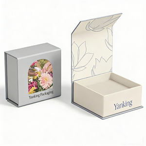 Recyclable <strong>Custom</strong> <strong>Logo</strong> Cardboard Package <strong>Box</strong> Hard Rigid Magnet Paper <strong>Box</strong> Luxury Magnetic Gift <strong>Box</strong> <strong>With</strong> Magnetic Lid - Product Image 2