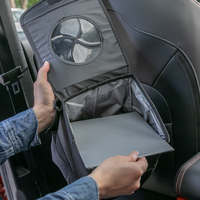 Poubelle de véhicule pliable de nouvelle conception conteneur de déchets de voyage peu encombrant pour le stockage de cabine de voiture
